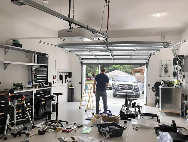 Garage door opener installation by La Verne Garage Door Repair in La Verne