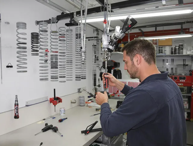 La Verne Garage Door Repair safety certified technician performing precision spring replacement in La Verne